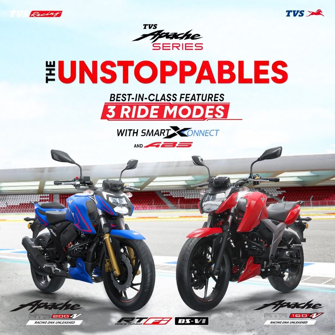 TVS Apache - The Unstoppables